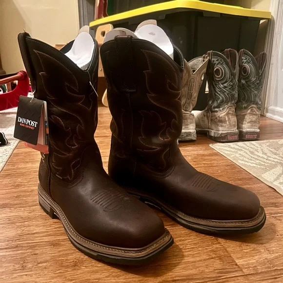 Dan Post safety toe work boots - Picture 2 of 7